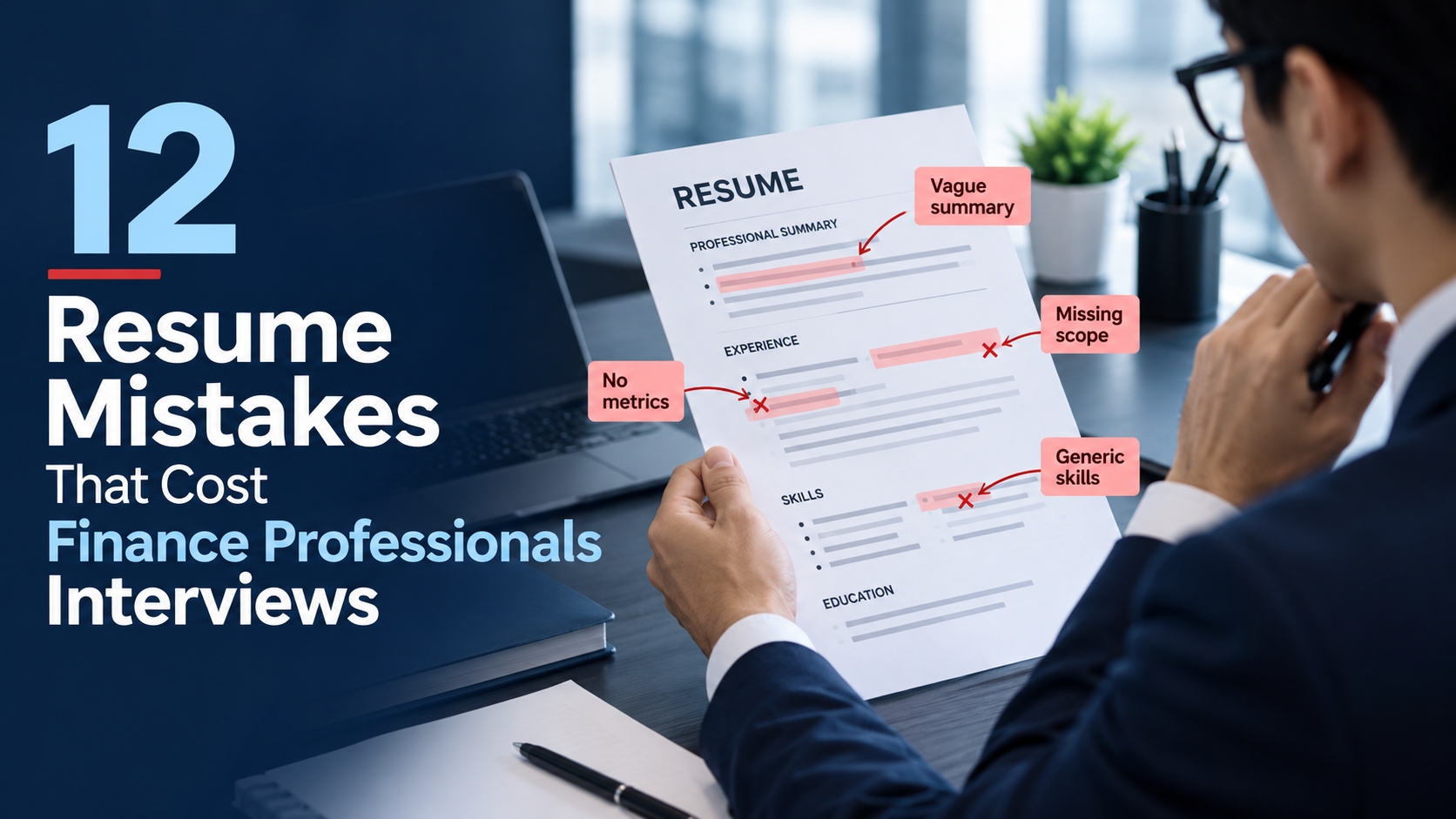 12 Resume Mistakes That Cost Finance Professionals Interviews